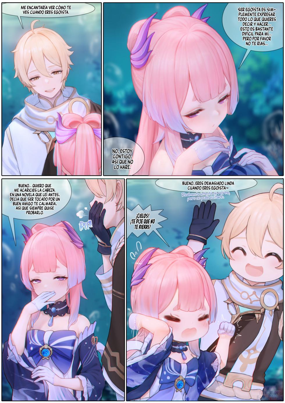 [Reikoku na Haizara] Kokomi Nerviosa (Genshin Impact) [Spanish] [Rakuen Translations] - Page 7