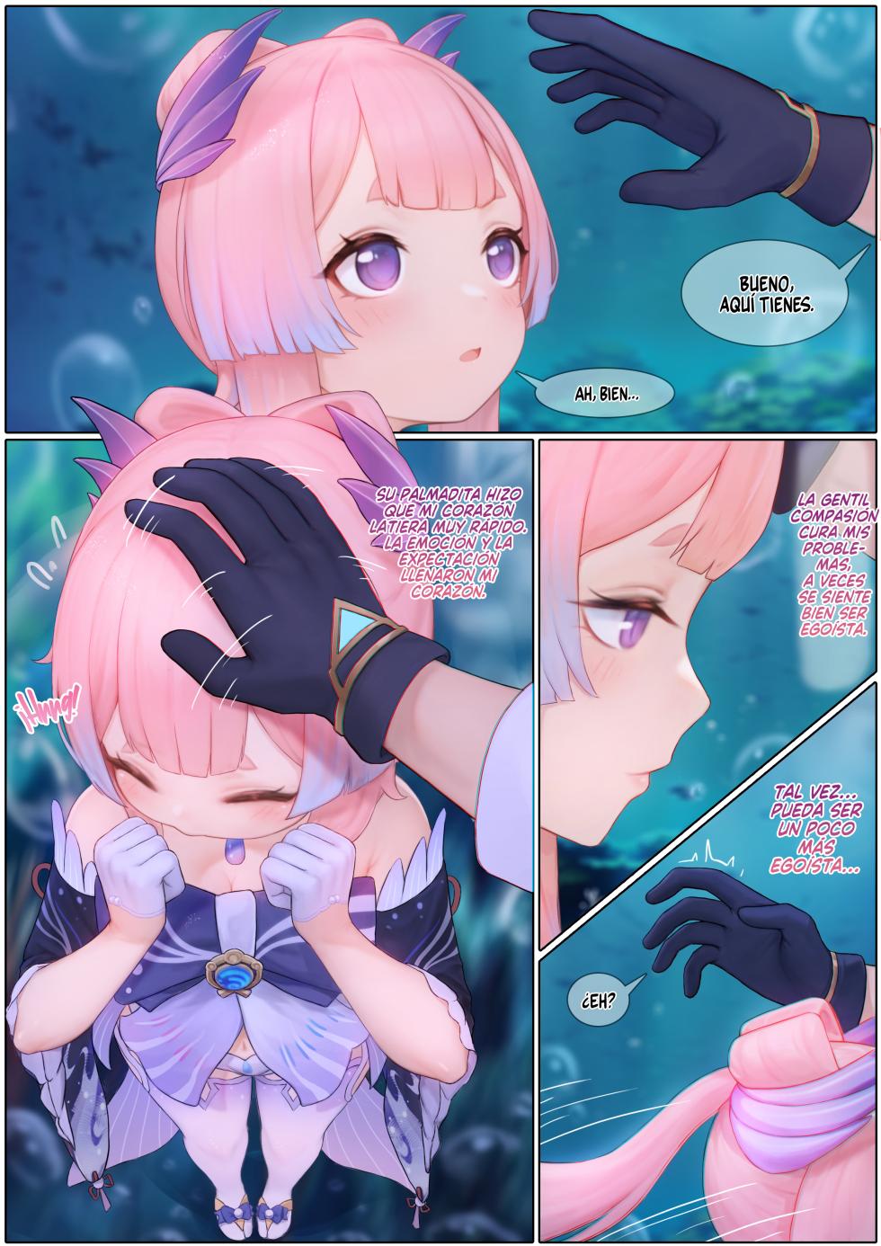 [Reikoku na Haizara] Kokomi Nerviosa (Genshin Impact) [Spanish] [Rakuen Translations] - Page 8