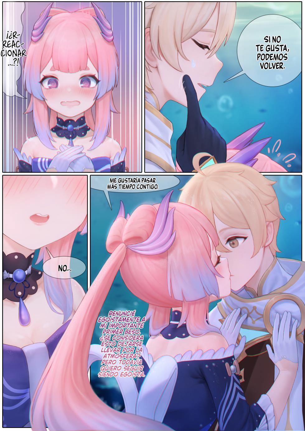 [Reikoku na Haizara] Kokomi Nerviosa (Genshin Impact) [Spanish] [Rakuen Translations] - Page 11