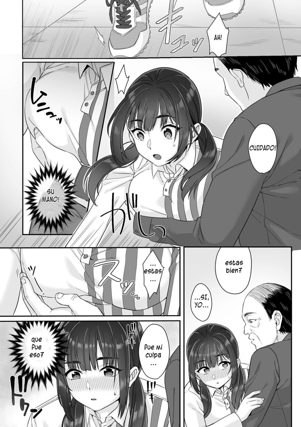 [miniru] Junboku Joshikousei wa Oyaji Iro ni Somerarete Comic Ban Ch. 1 [Spanish] [DK] - Page 9