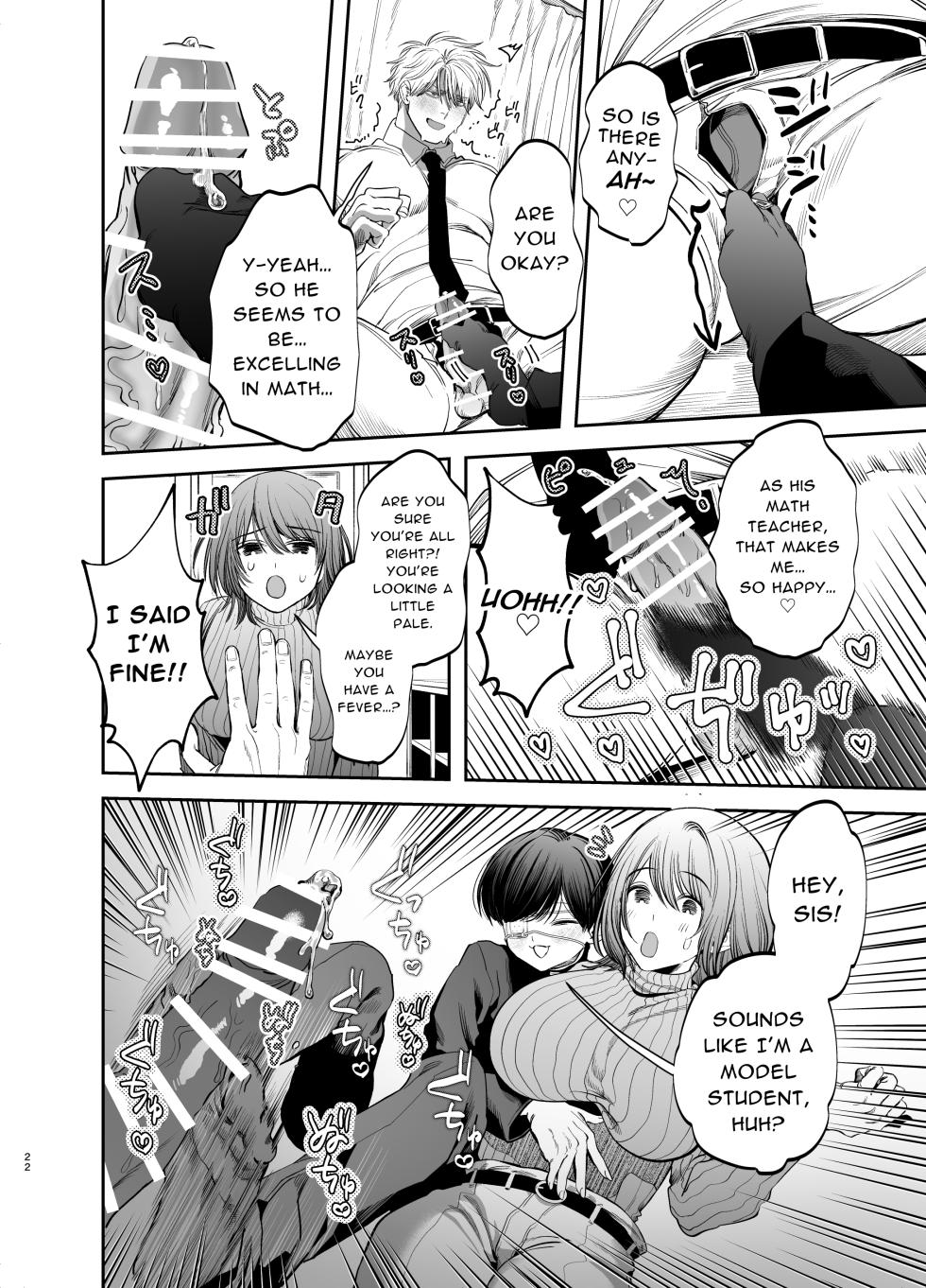 [KANIPANKO (Kanipan Mushamusha)] Kyokon Sugiru Oshiego ni Choukyou Sarete Ketsuman Dorei ni Narimashita | Sexually Trained By My Excessively Big Dicked Student, I Became an Anal Fuck Slave [English] [ぴぽぴぽ] - Page 22