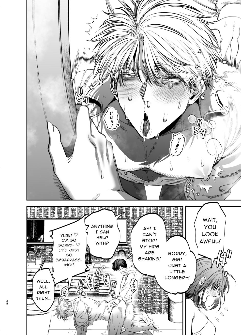 [KANIPANKO (Kanipan Mushamusha)] Kyokon Sugiru Oshiego ni Choukyou Sarete Ketsuman Dorei ni Narimashita | Sexually Trained By My Excessively Big Dicked Student, I Became an Anal Fuck Slave [English] [ぴぽぴぽ] - Page 38