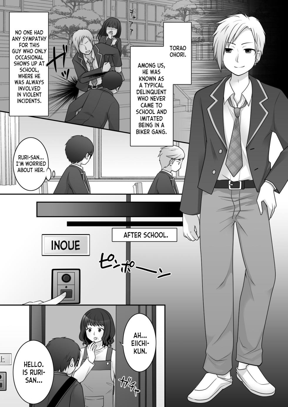 [TSF Mousou Chikusekijo (Kuratsuka Riko)] Furyou in Kanojo ~Boku no Kanojo no Karada wa Furyou Otoko (Aitsu) ni Nottoraremashita ~ [English] [desudesu] - Page 6