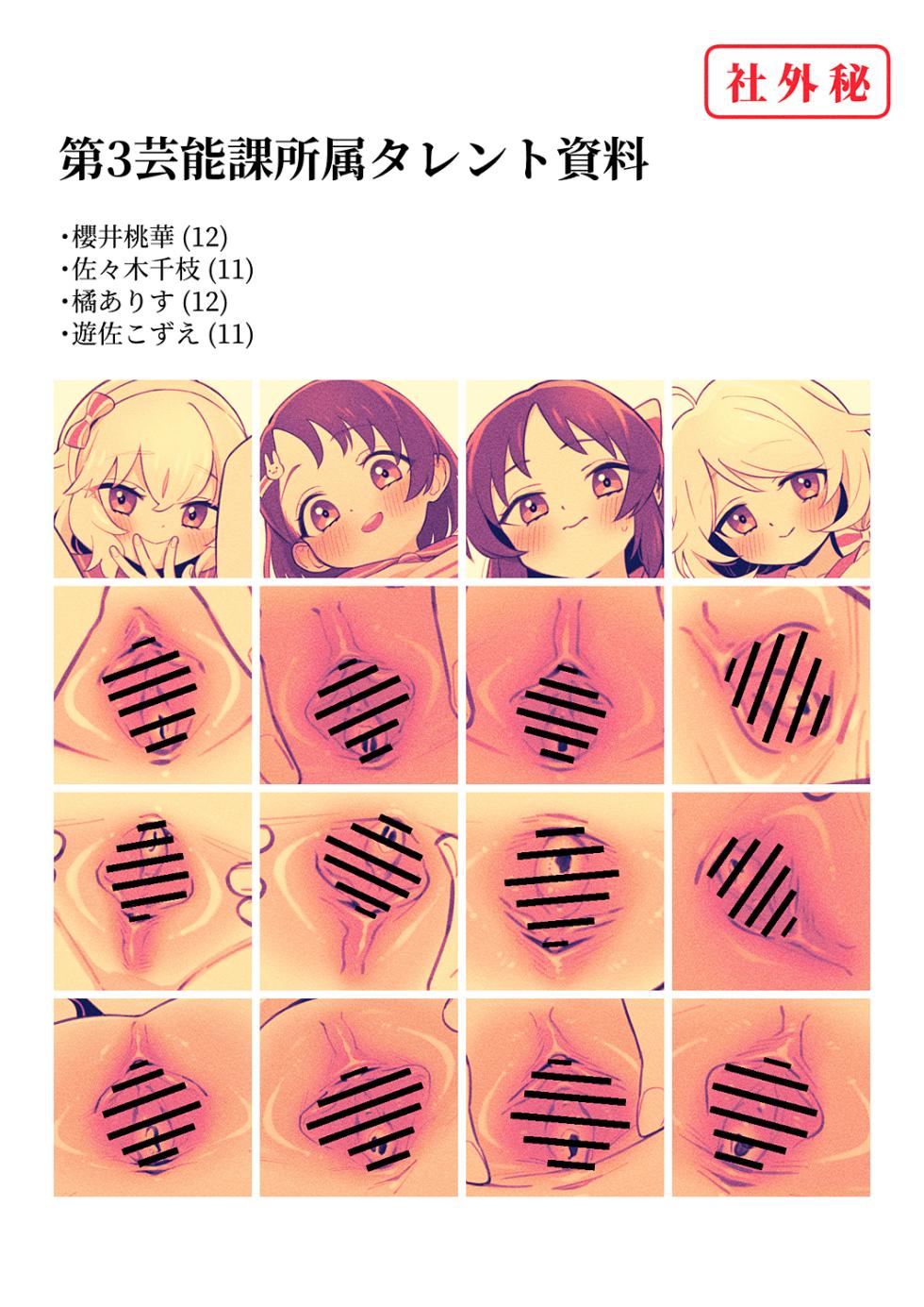 [Uko] Dai-3 Geinouka Shozoku Talent Shiryou (THE IDOLM@STER CINDERELLA GIRLS) - Page 1