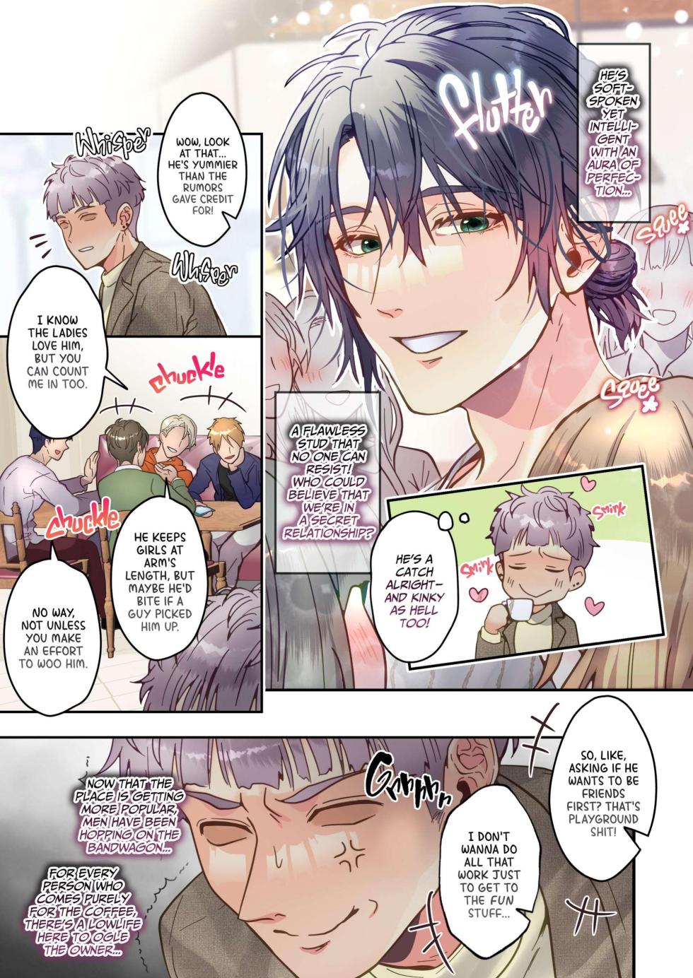 [Fuhai Nabe (Miyahama Ryou)] Surprise Interview at My Coffee Shop 2 ~Marked With a Jealous Boyfriend's Scent~ - Page 7