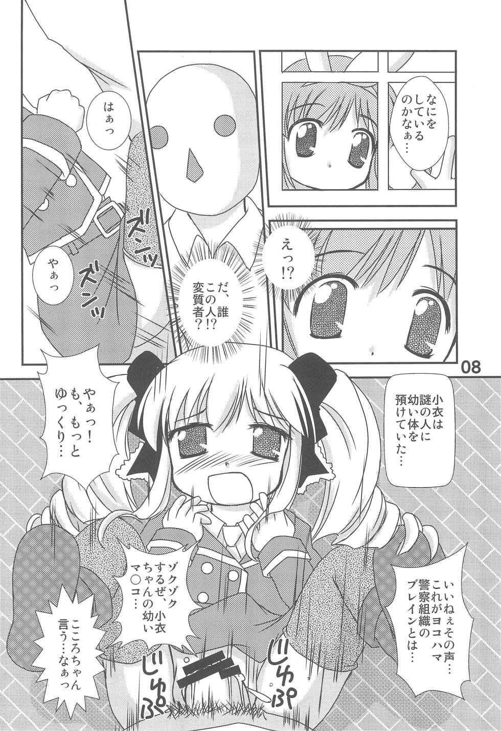 (C79) [Haa Haa WORKS (Takeyabu☆)] Kokoro-chan Haishinchuu now! (Tantei Opera Milky Holmes) - Page 10