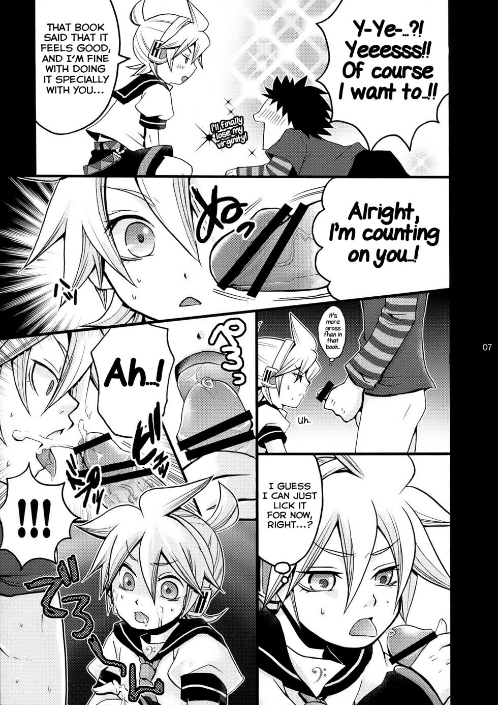 (THE VOC@LOID M@STER 6) [Yomosugara (Various)] Yoru wa Omoikkiri Len-kyun! (VOCALOID2) [English] [Yuuta's Blog] - Page 7