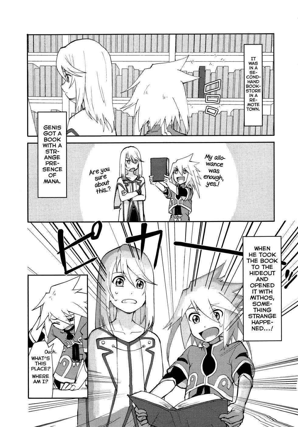 [Yukirinrin! (Oyu)] Sannin de Ecchi suru Hon (Tales of Symphonia) [English] [Yuuta's Blog] - Page 2