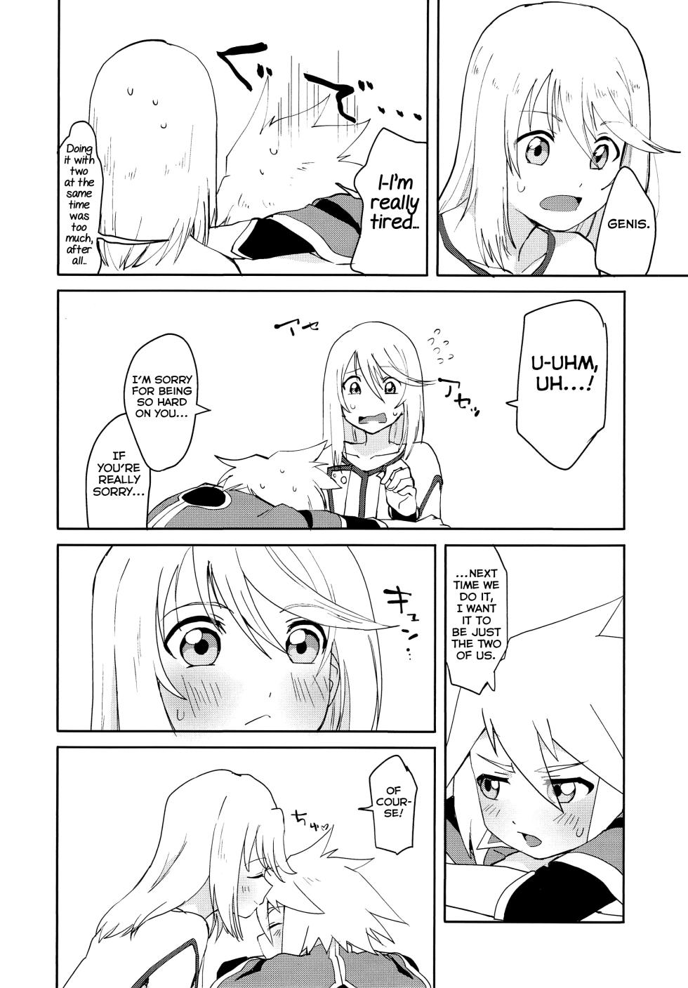 [Yukirinrin! (Oyu)] Sannin de Ecchi suru Hon (Tales of Symphonia) [English] [Yuuta's Blog] - Page 23