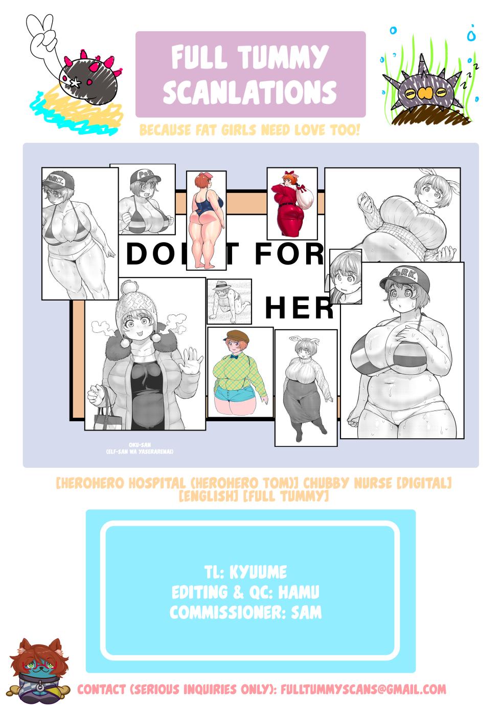 [Herohero Hospital (Herohero Tom)] Pocchari Nurse | Chubby Nurse [English] [Full Tummy] [Digital] - Page 28