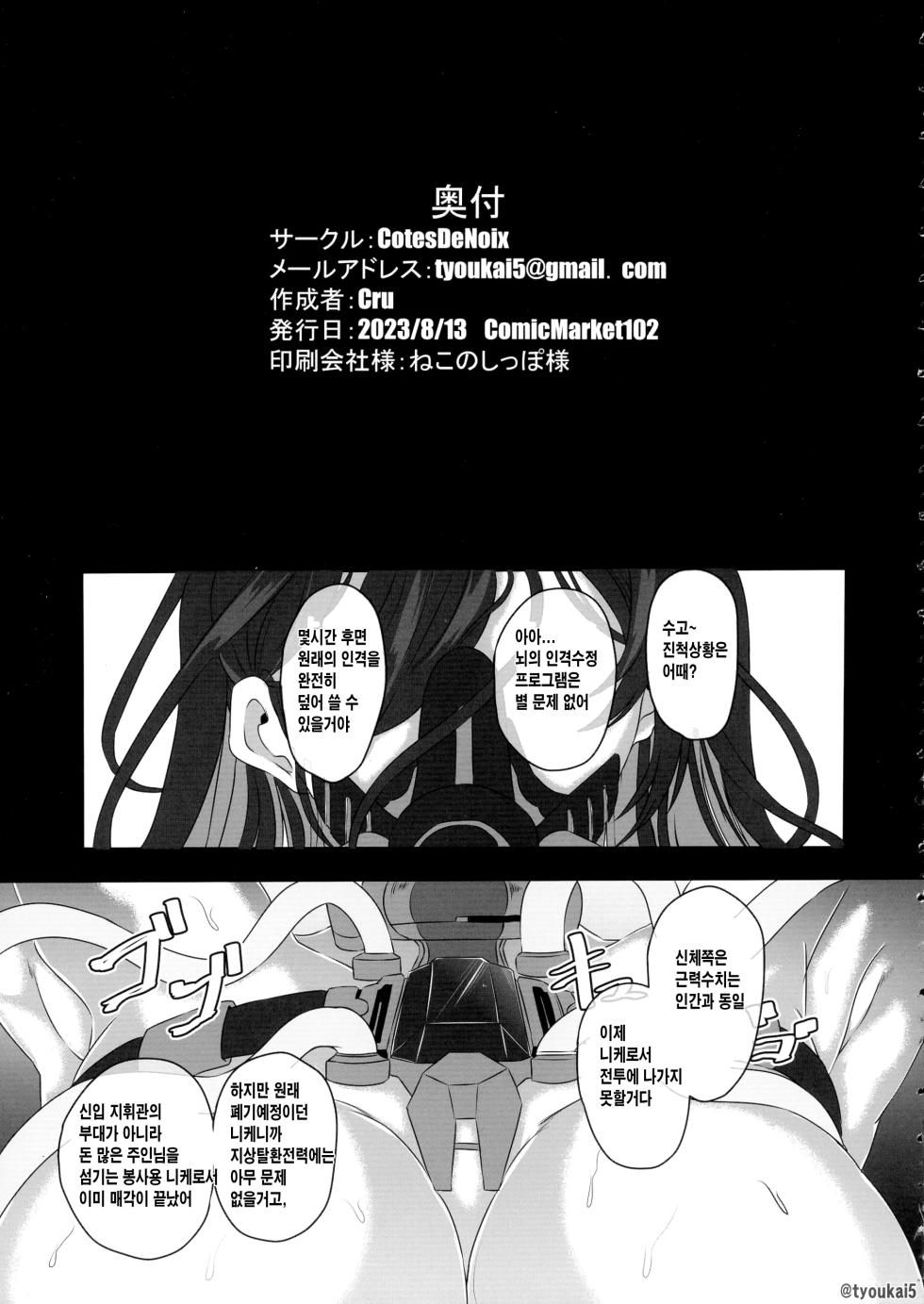 (C102) [CotesDeNoix (Cru)] Nikke Fallen Indecent Target: Guilty (Goddess of Victory:Nikke) [Korean] - Page 27