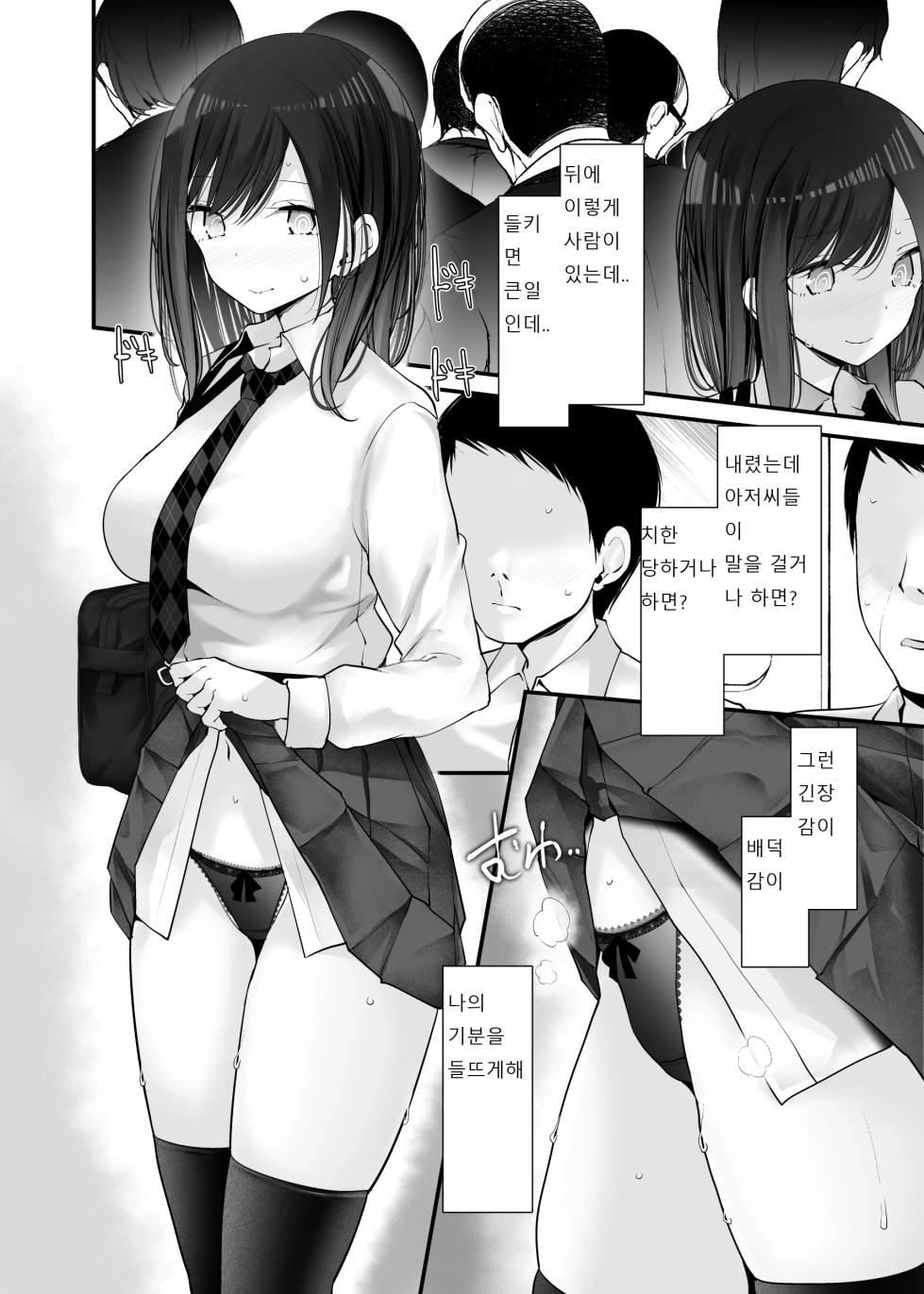 [Usotsukiya (Oouso)] Tsuukin Douchuu de Anoko ga Midara na Koui o Shite Kuru Hon 8 [Korean] [Digital] - Page 12