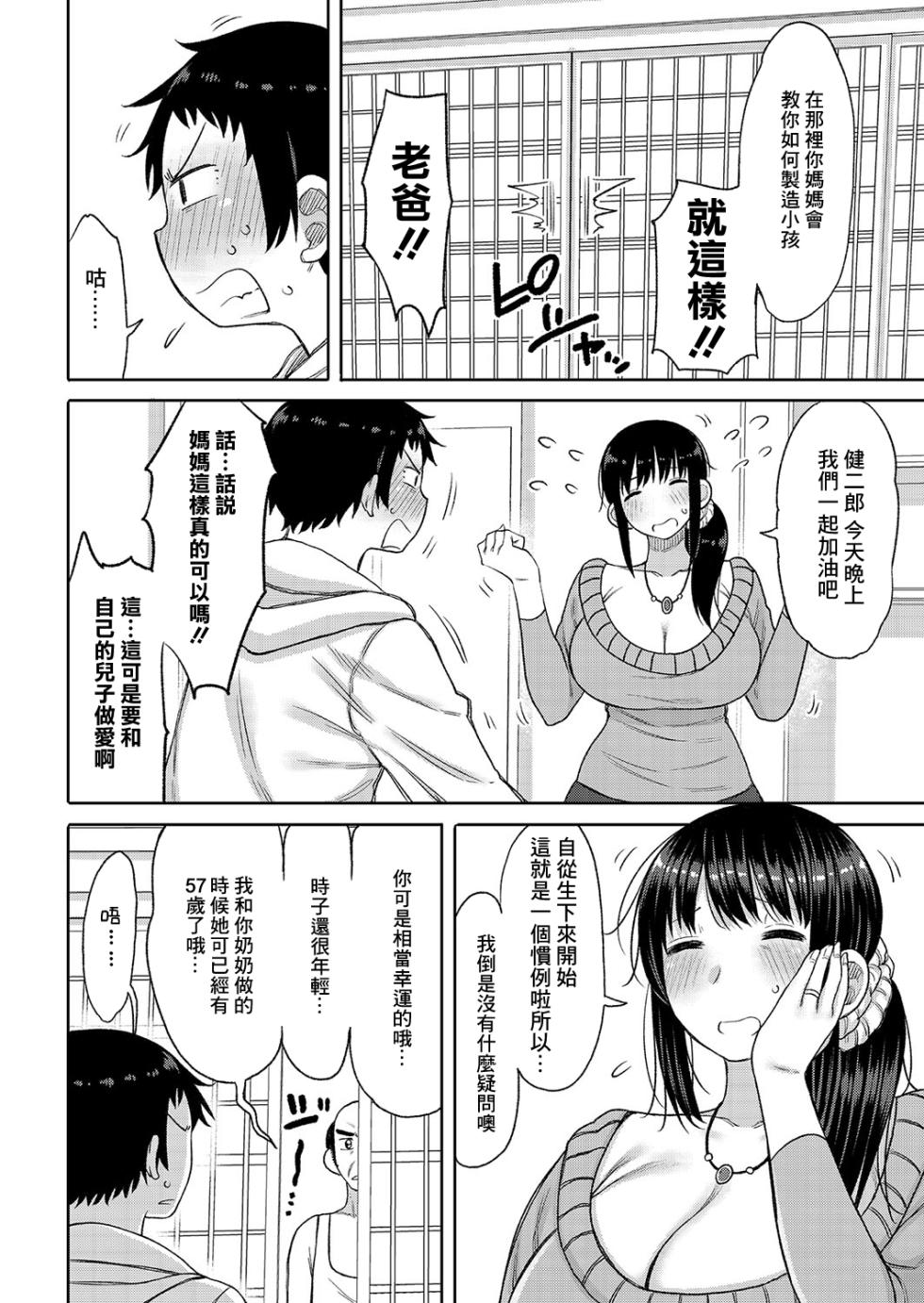 [Nagaikusa] Kono Mura ni wa Haha ga Musuko ni Sex o Oshieru Shikitari ga Arimasu (COMIC Shingeki 2023-09) [Chinese] [Digital] - Page 4