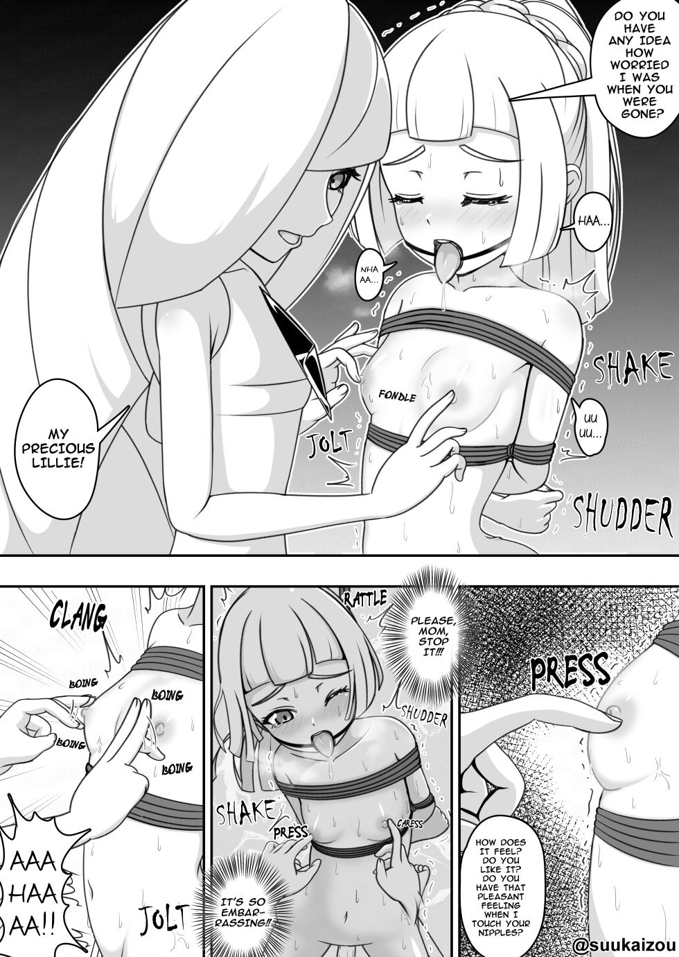 [Oyu] Lillie ga Lusamine ni Oshioki Sareru | Lillie gets spanked by Lusamine (Pokémon Sun and Moon) [English] - Page 2