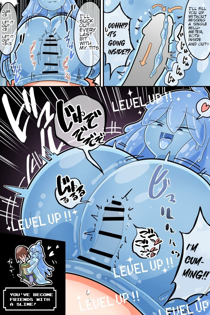 (Dakkoku Jiro) Paizuri Sakusei Slime ni Makeru Manga | A Manga About Losing to a Titfucking, Sperm Extracting Slime [English, Cleaned] [Faln] - Page 4