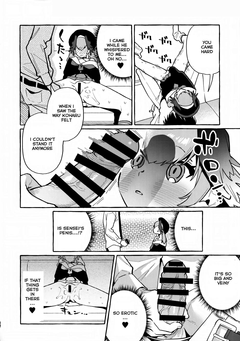 (C102) [Konoshiro Shinko (Yamagara Tasuku, Karasuma Yayoi)] Koharu's Harsh Masturbation Archive (Blue Archive) [English] - Page 13