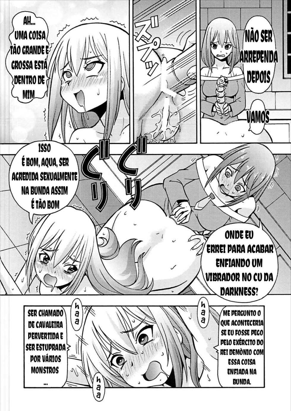 [Toraya (ITOYOKO)] Ero Subarashii Sekai ni Nakadashi o! 4 (Kono Subarashii Sekai ni Syukufuku o!) [Portuguese-BR] - Page 23