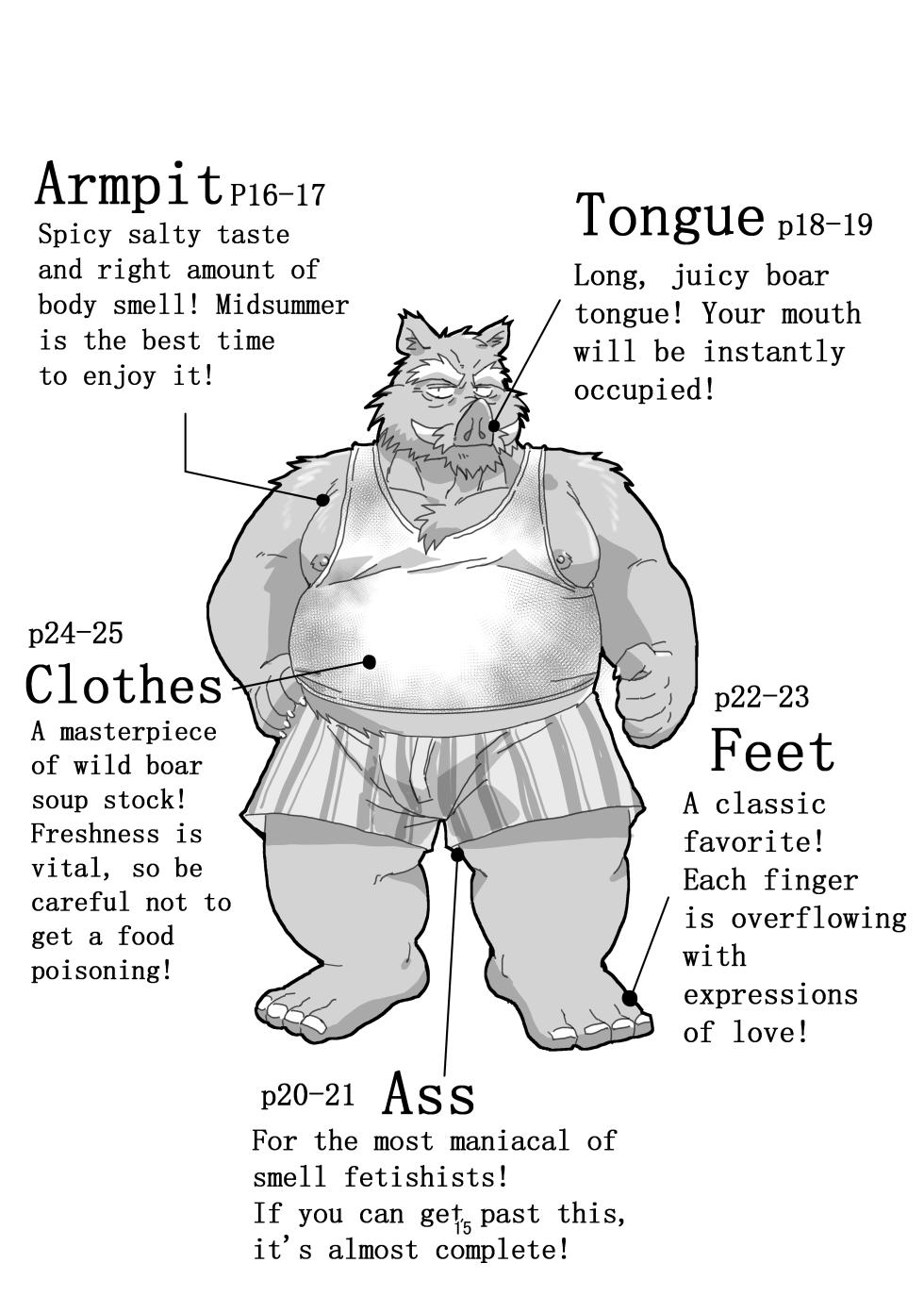 [Hyakunen Senou (Yazoe)] Stink Old Boar [English] [Digital] - Page 15