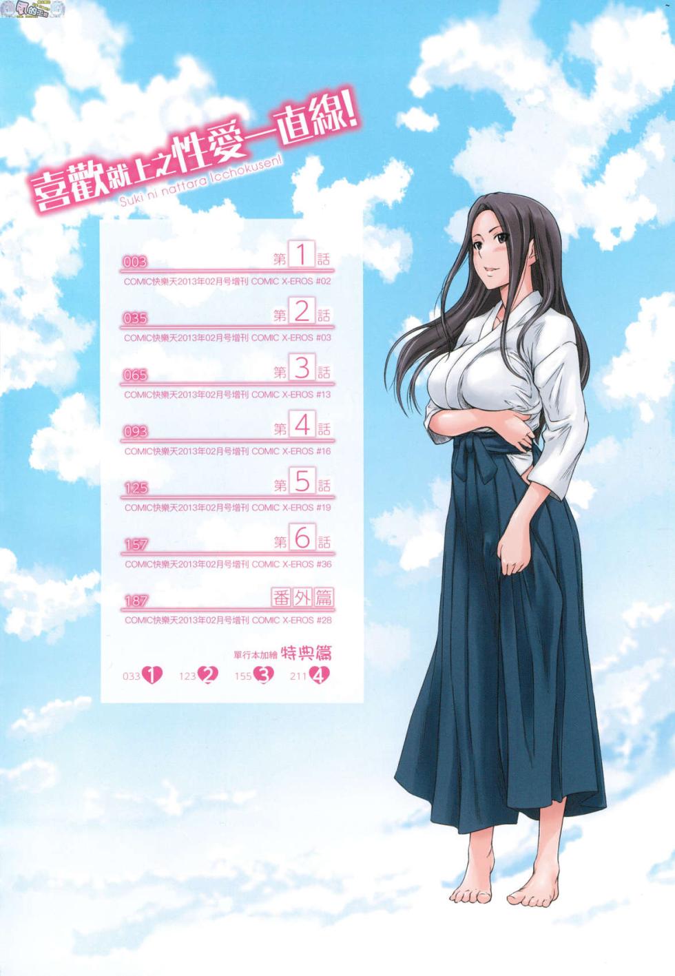 好きになったら一直線！ 喜歡就上之性愛一直線！ 無修正 - Page 3