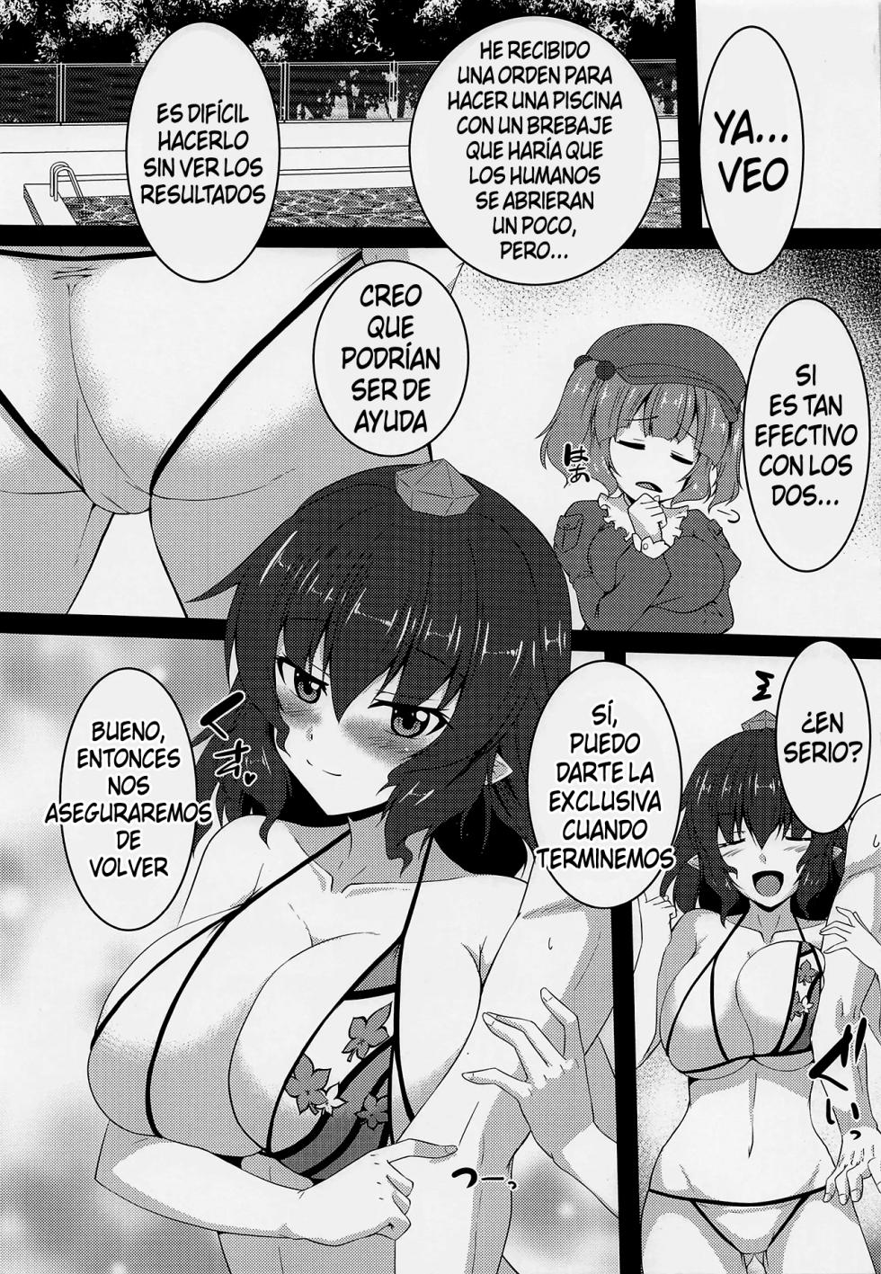 (C101) [Yuugen Jikkou (Gonzaburo-)] Ayaya to Kisetsu Hazure no Pool H (Touhou Project) [Spanish] - Page 20