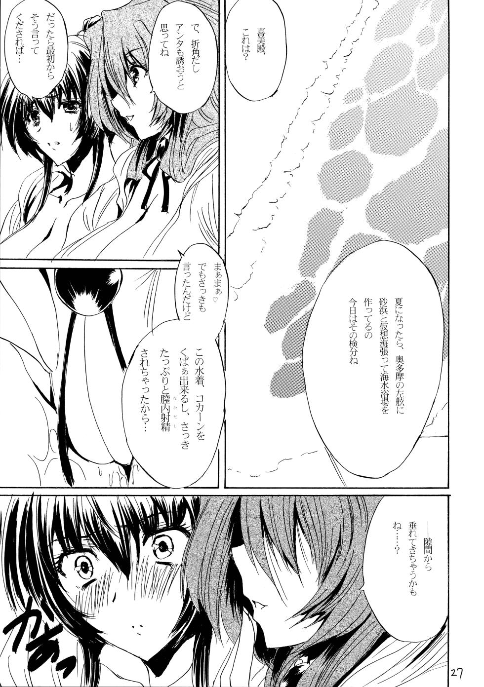 (C86) [Circle Vertec (Hikeshi no Kaze Jinjabue)] Mizugi no Megami (Kyoukai Senjou no Horizon) - Page 27