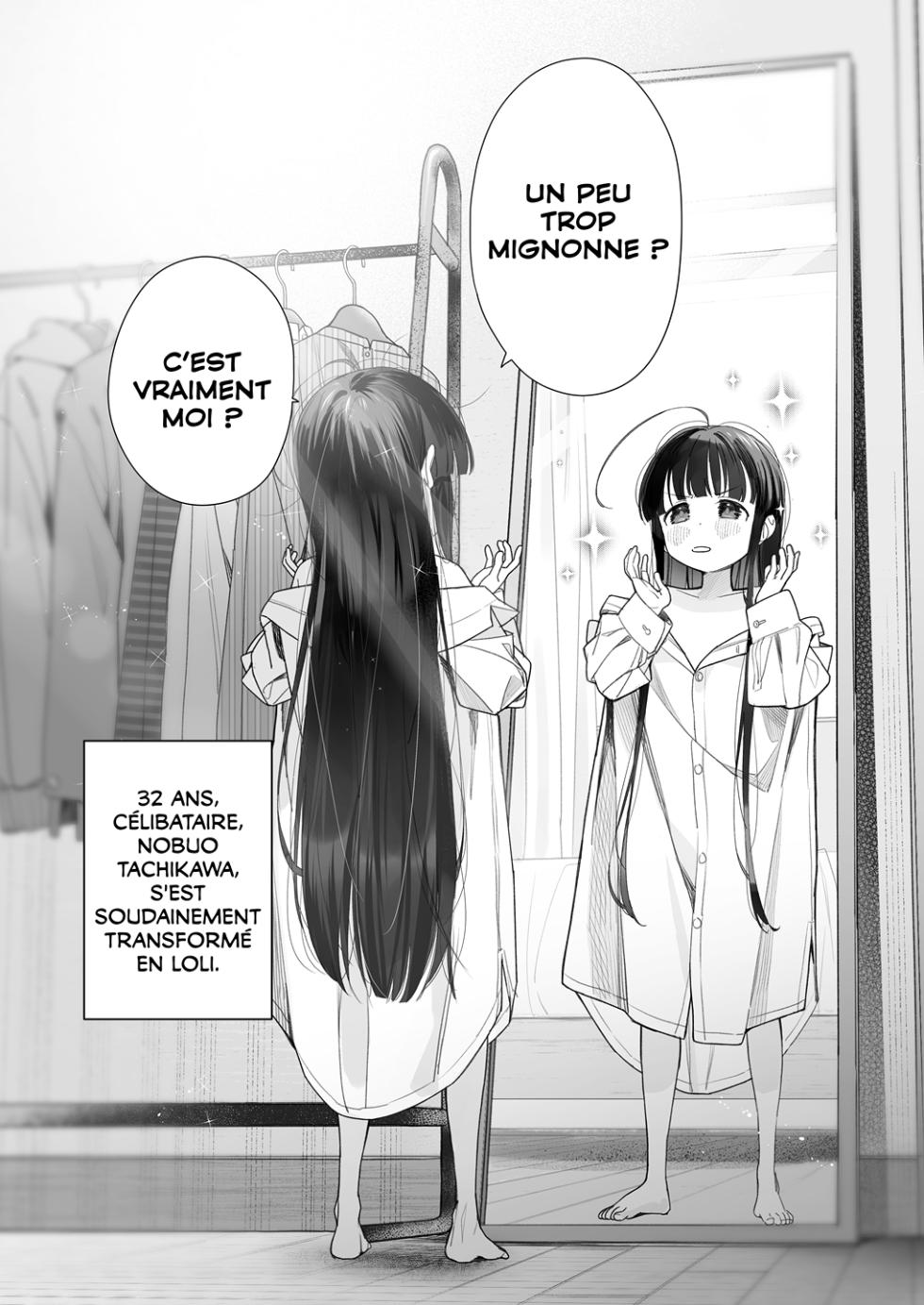 [Asunaro Neat. (Ronna)] TS Loli Oji-san no Bouken Onanie Hen | Les aventures d’un vieil homme transformé en une loli, arc de la masturbation [French] [Decensored] [CFF] [Les Poroïniens] [Digital] - Page 3