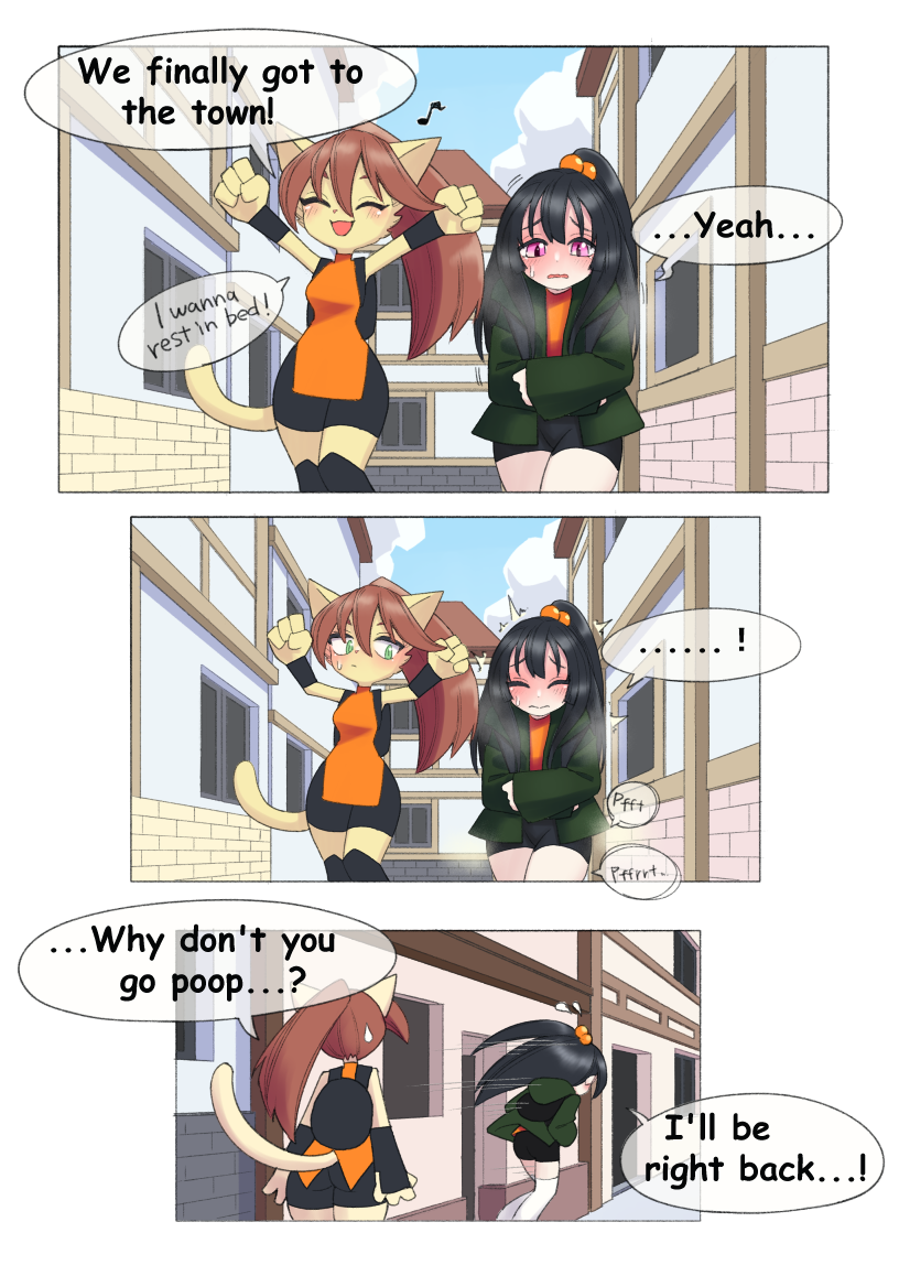 [Unoroute] Desperate Pooping (Sample) - Page 1