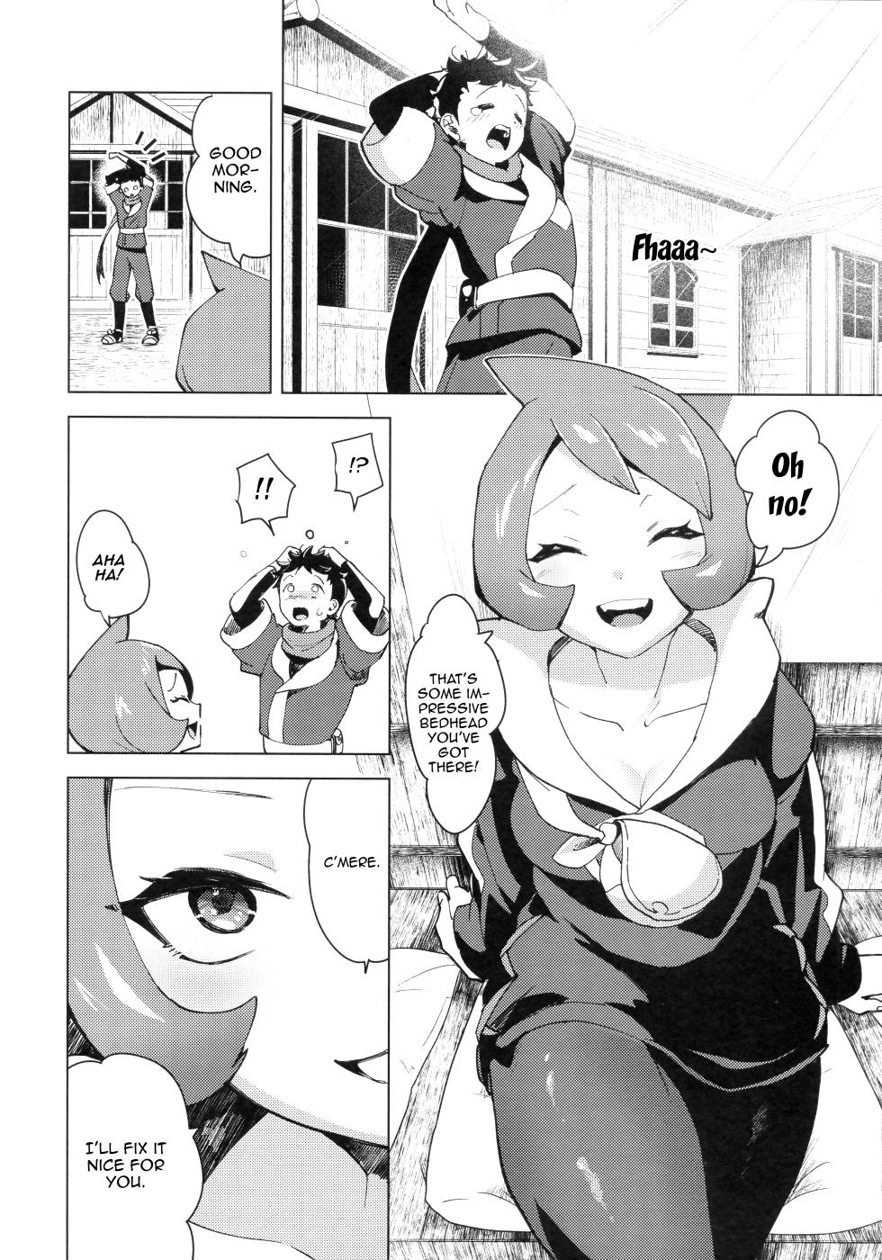 (C100) [chori (Chorimokki)] Hinatsu to Oshiri Ai ni Natta Yoru | The Night I Made Assquatinaces With Arezu (Pokémon Legends: Arceus) [English] {Doujins.com} - Page 8
