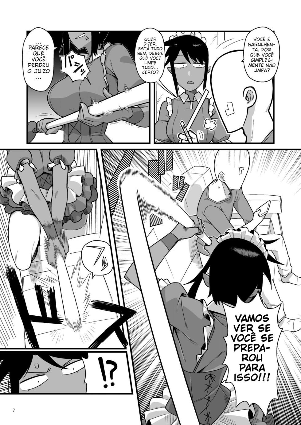 [Ebi Fry Teishoku (Guee)] Kuchi Warui-san no Yowami o Nigitte Iroiro Sasete Morau Hon (Futaba Channel) [Portuguese-BR] [Batata Suprema] [Digital] - Page 7