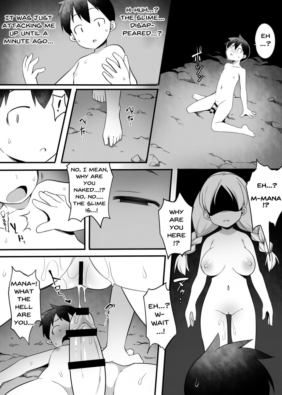 [Toro Toro Resistance (Ushi)] Saimin Slime no Doukutsu | The Cave of Hypnotic Slime (Shounen ga Sakusei Seibutsu no Ejiki to Naru Goudoushi 4 Shiiku-hen) [English] [Pluto] - Page 16