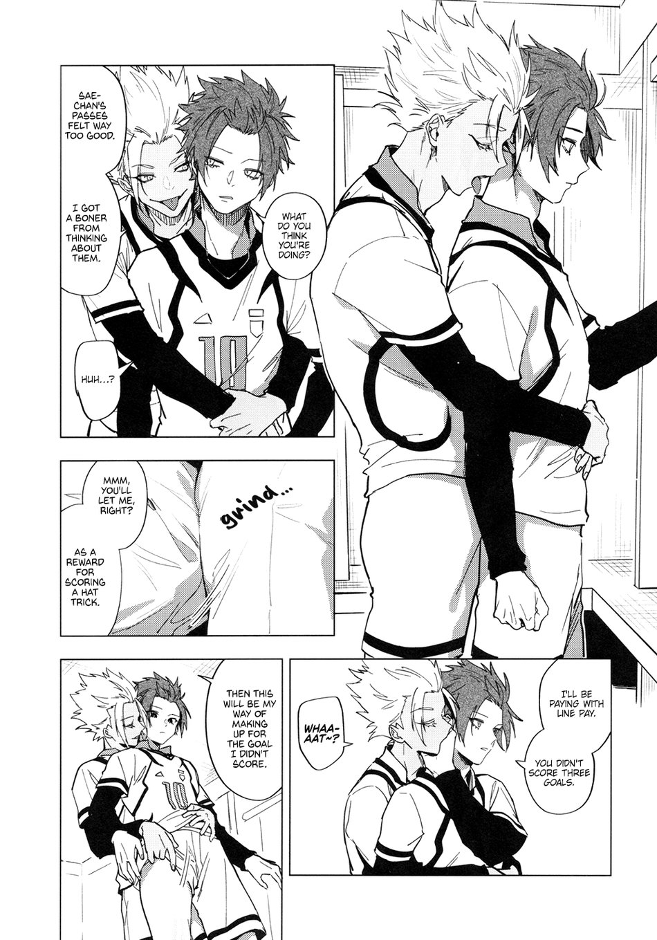 (Seishun Egoism 2) [Taisho Democracy (Chiho)] Shido Sae Sex shiteru | ShidouSae have sex (Blue Lock) [English] [Blue Cock Scans] - Page 3