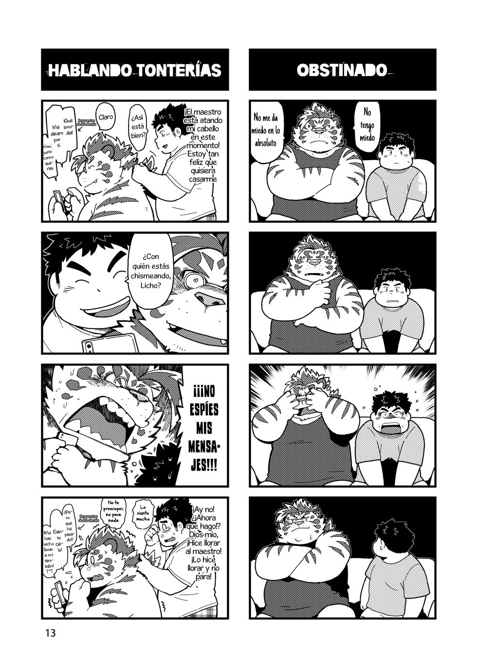 [Nikumaruya (Various)] Waga Tomo Richou de wa Nai ka? | ¿No es ese mi amigo Licho (Tokyo Afterschool Summoners) [Spanish] [Digital] - Page 16
