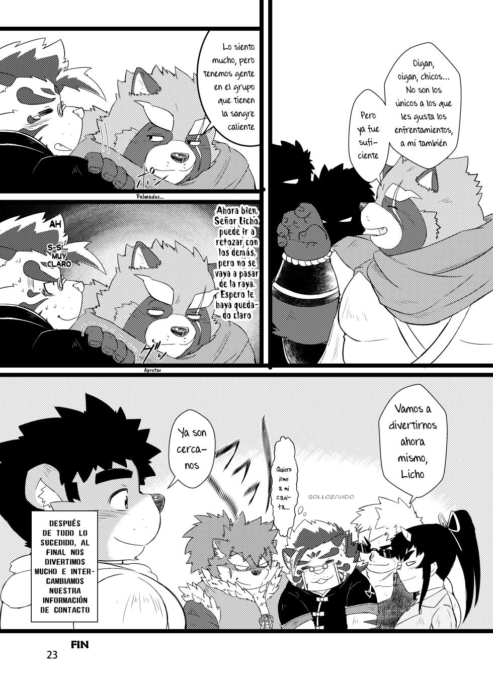 [Nikumaruya (Various)] Waga Tomo Richou de wa Nai ka? | ¿No es ese mi amigo Licho (Tokyo Afterschool Summoners) [Spanish] [Digital] - Page 26