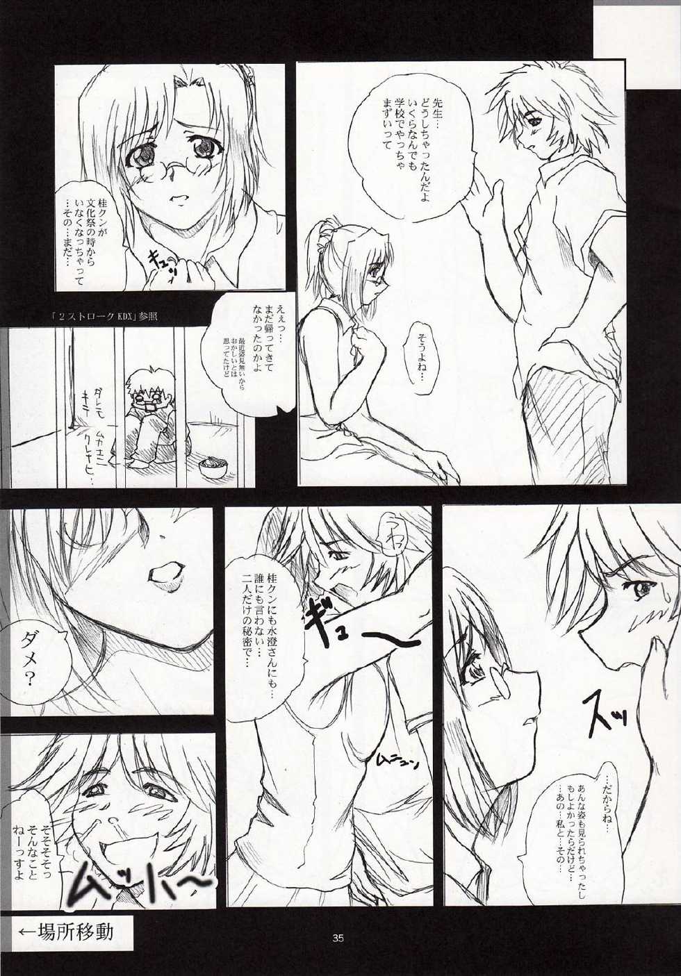 (C64) [2Stroke (YTS Takana)] 2Stroke RZV (Onegai Twins) - Page 34