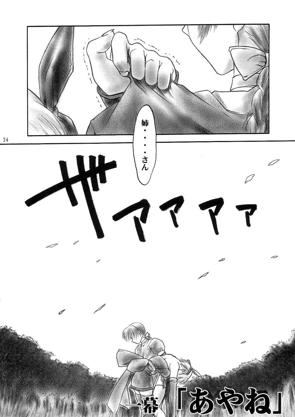 (C58) [Hellabunna (Iruma Kamiri)] INU/MURASAKI (Dead or Alive) [Decensored] - Page 23