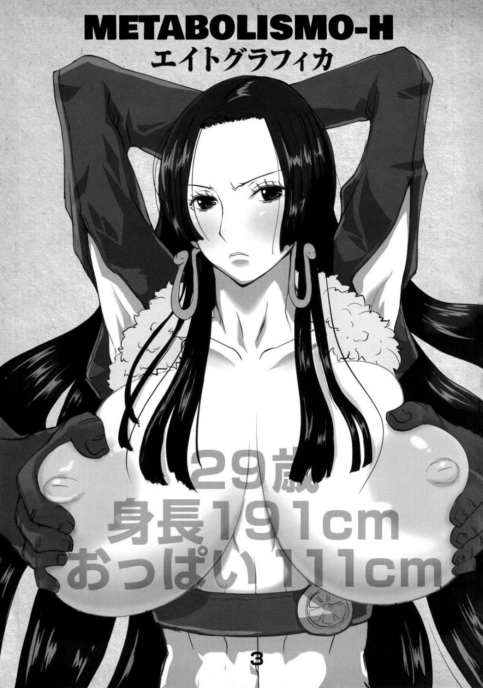 (C78) [8graphica (Yoshitama Ichirou)] Metabolism-H Moto Dorei Kaizoku Jotei Hancock no Hanayome Shiyugyou | L'Addestramento Matrimoniale di Hancock (One Piece) [Italian] - Page 2