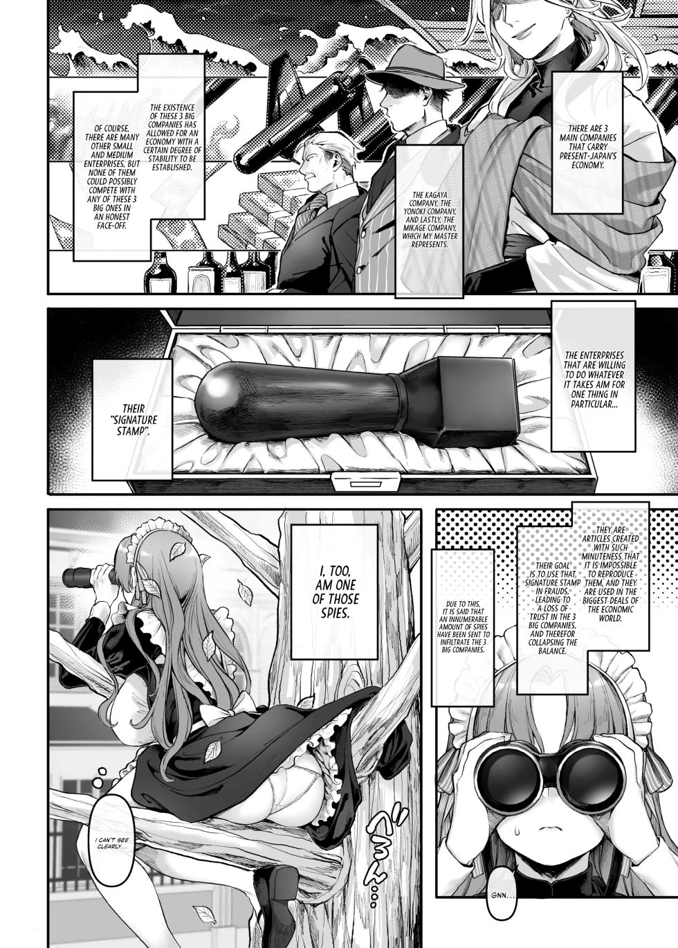 [Yolki Palki (Rororogi Mogera)] Sennyuu! Gakeppuchi Spy no Shakkinhensai RTA ~Josou Maid to Oni Joushi~ | Infiltrate! Debt Repayment RTA of a Spy on the Brink ~The Crossdressing Maid and the Oni Boss~ [English] [Omega Scans] - Page 9