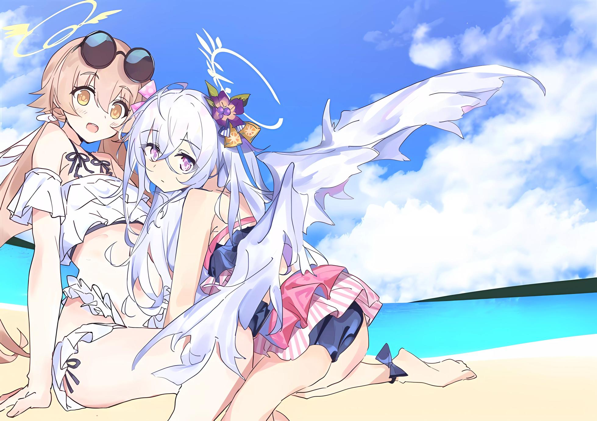 (C102) [Korokoro Saikoro (Choco Dice)] Natsuzora Aoku | 湛藍夏空 (Blue Archive) [Chinese] - Page 18