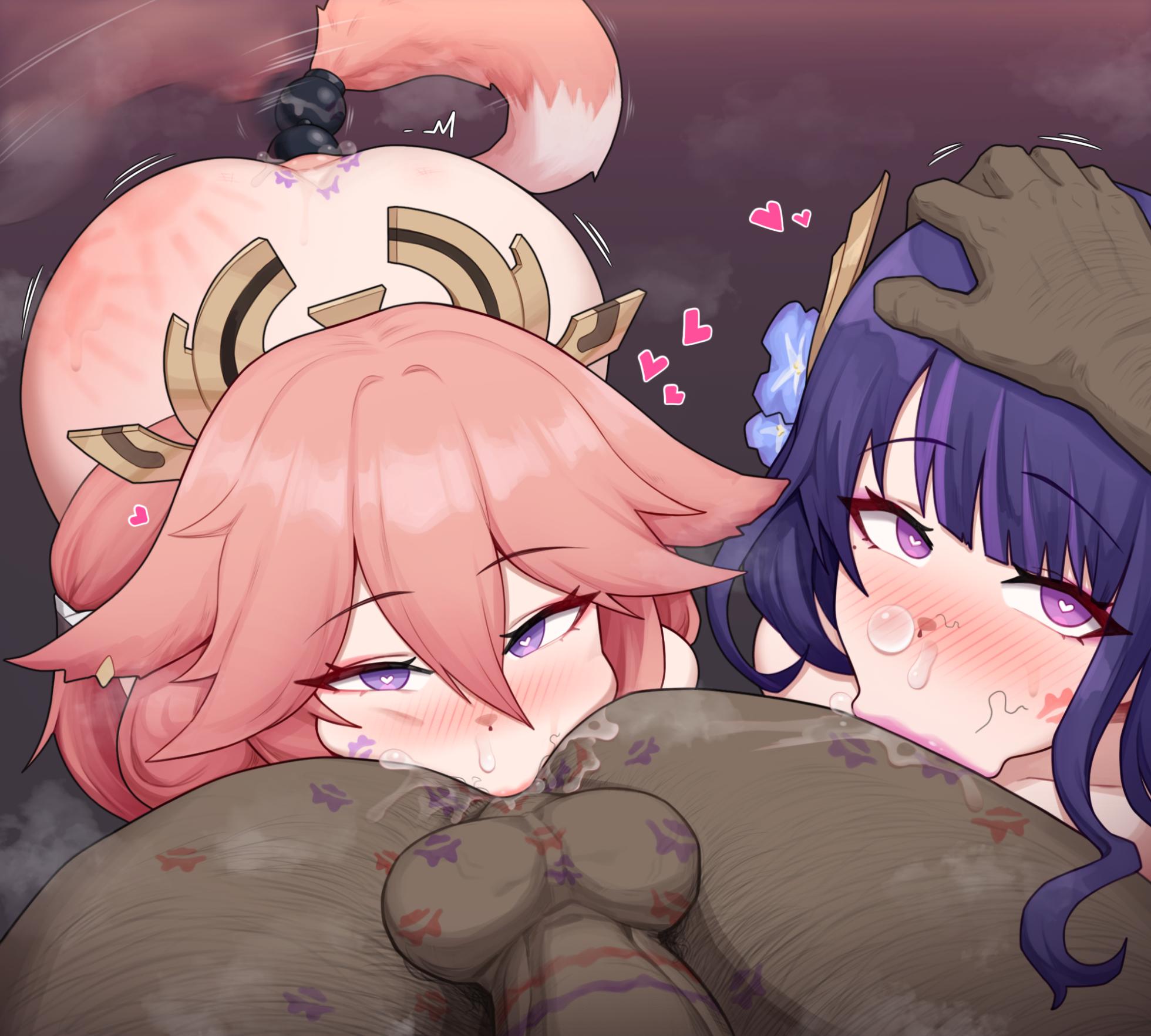 [PoPer] Miko, Raiden (Genshin Impact) (Uncensored) - Page 3