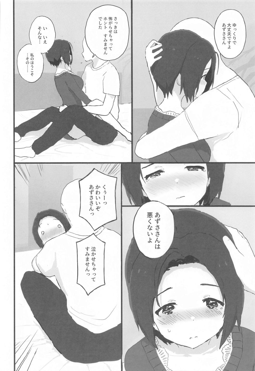 (C102) [Hitodaman (Hitodama)] Yuttari Honwaka Azusa-san to Issho (THE iDOLM@STER) - Page 15