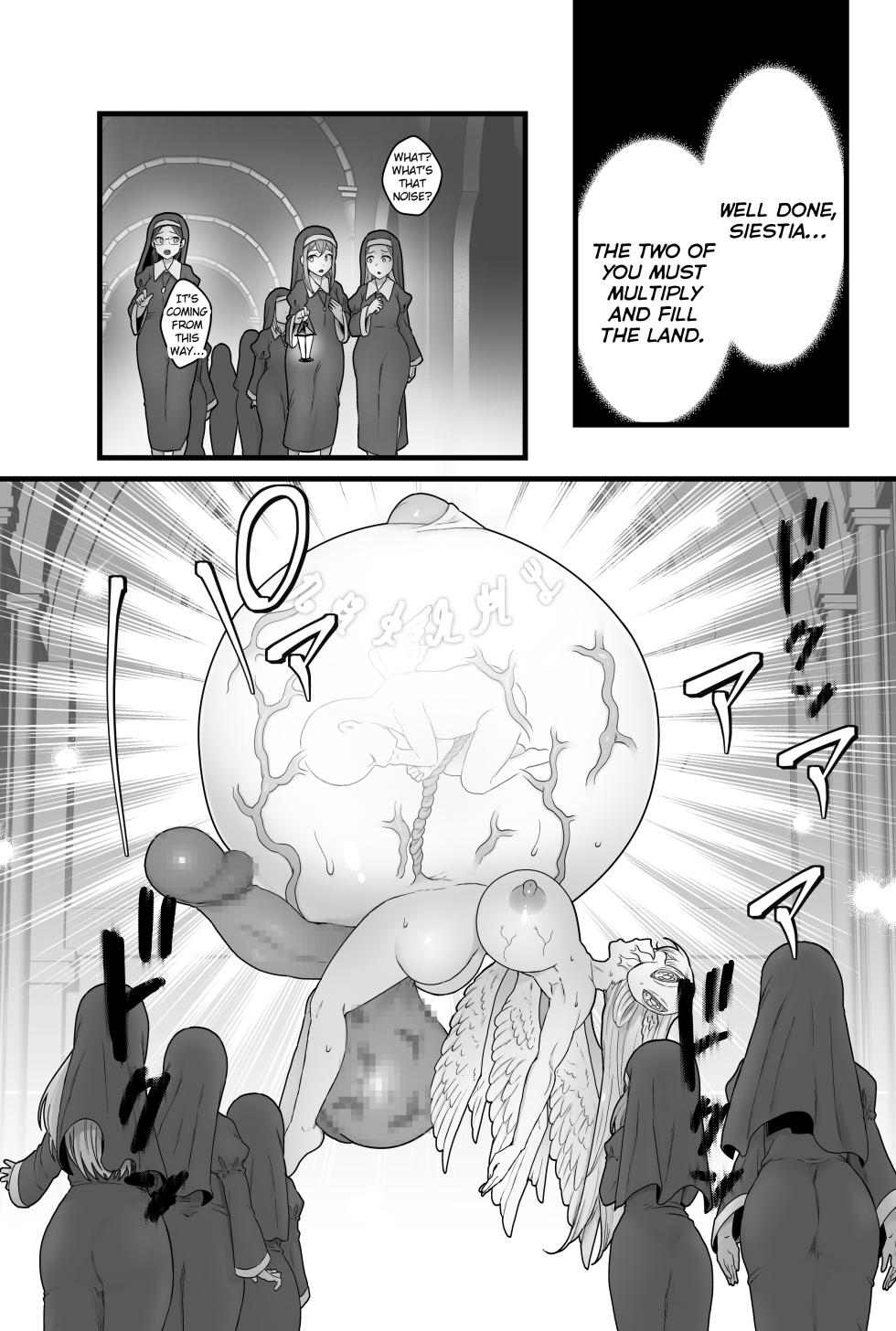 [kitsunekopandanuki (pandanuki)] Kisei Seijo Shiesutia | Parasitized Nun Siestia [English] {brolen} [Digital] - Page 32
