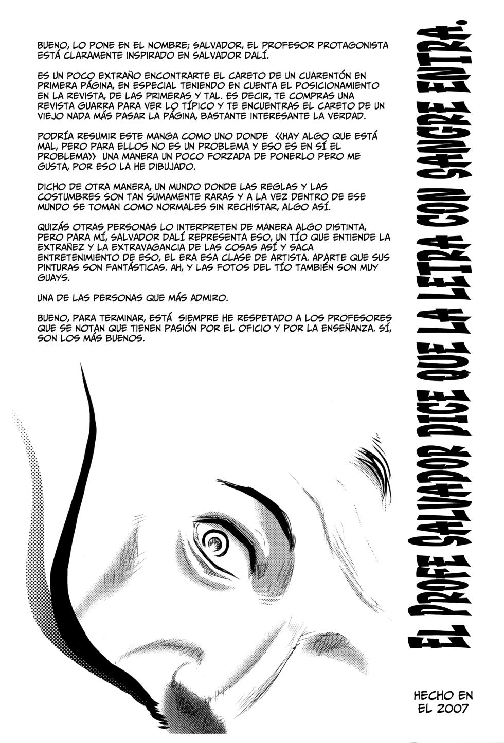 [Uziga Waita] El Profesor Salvador Dice Que La Letra Con Sangre Entra (Chishigoyomi) [Spanish] [Horchata Scans] - Page 17