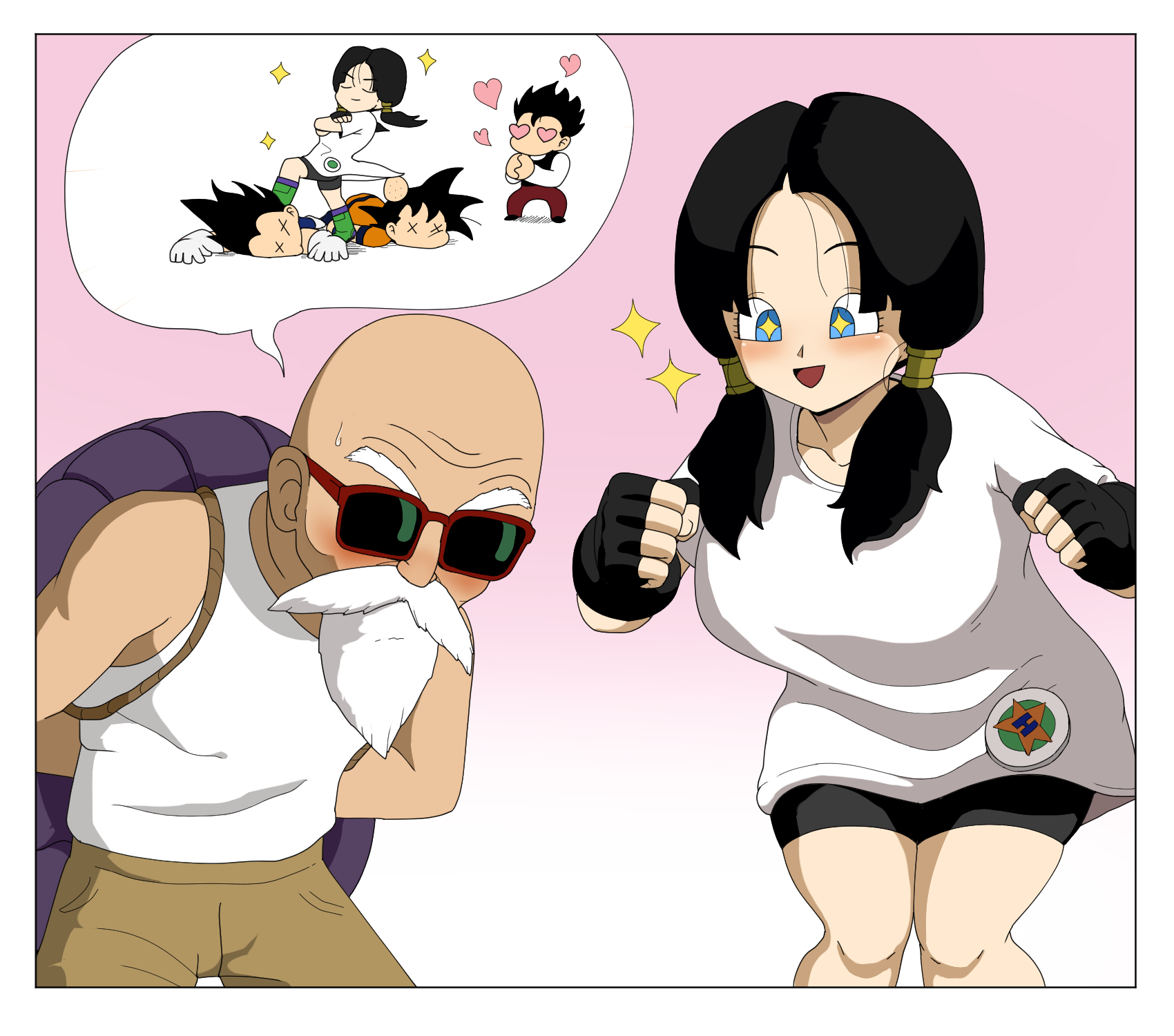 [pulpawoelbo] Videl x Master Roshi (Dragon Ball) - Page 1