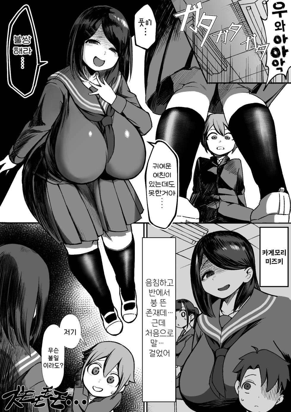 [Akabane Aomori] Bakunyuu InCha wa Gyaku Netoru!! | 폭유음캐는 역 NTR한다!! [Korean] - Page 5