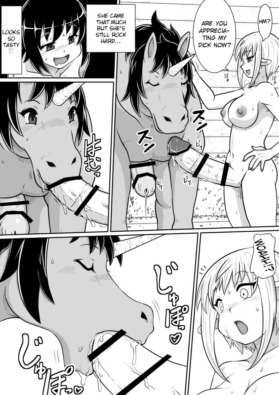 [Noujiru Teishokuya] Tensei shitara Futanari Uma ni Narimashita Kouhen | Reincarnated as a Futanari Horse Second Part [English] - Page 27