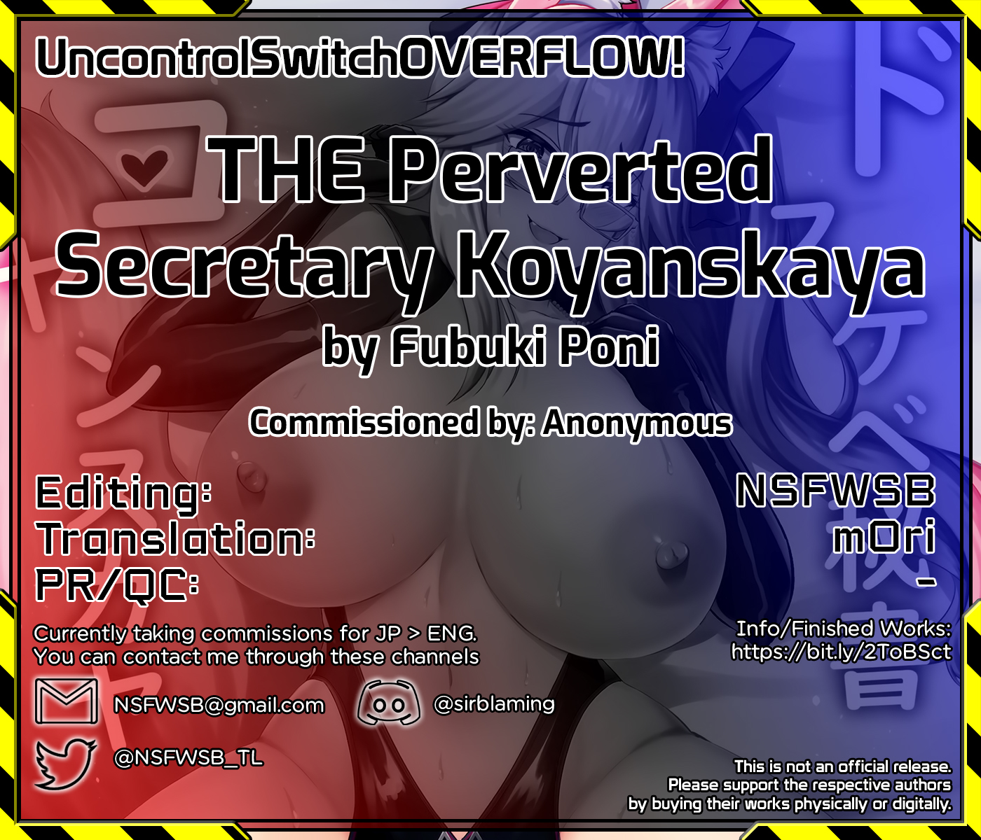 (C101) [Hoshizora Sutekki (Kisaragi Nana)] Dosukebe Hisho Koyanskaya | THE Perverted Secretary Koyanskaya (Fate/Grand Order) [English] [UncontrolSwitchOverflow] - Page 2