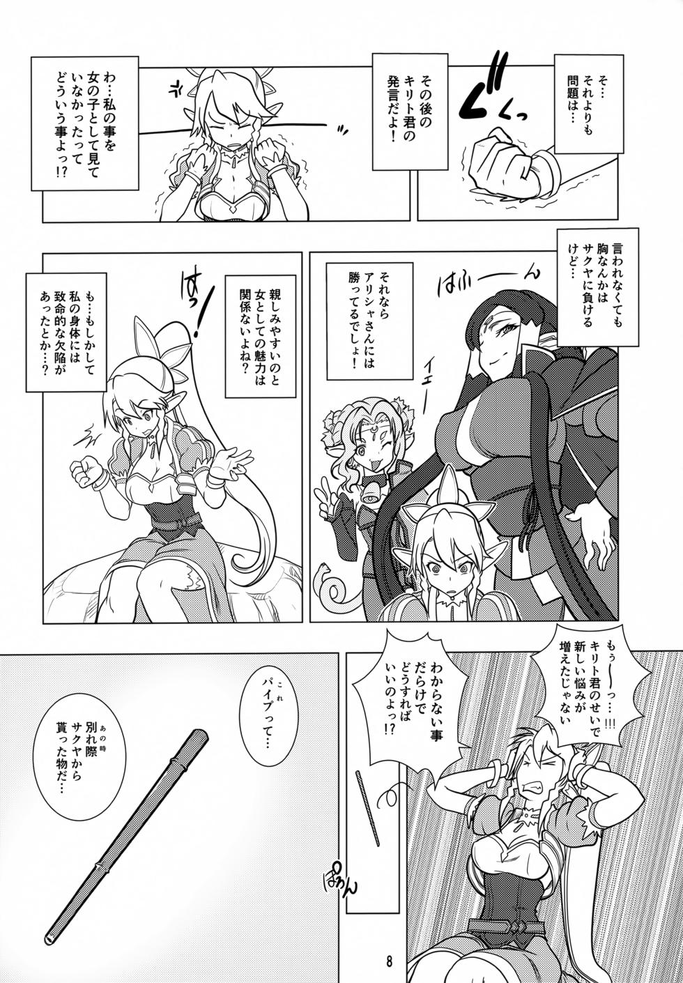 (C83) [Meikyoushisui-Z (Kachoufuugetsu)] Rifatto (Sword Art Online) - Page 7