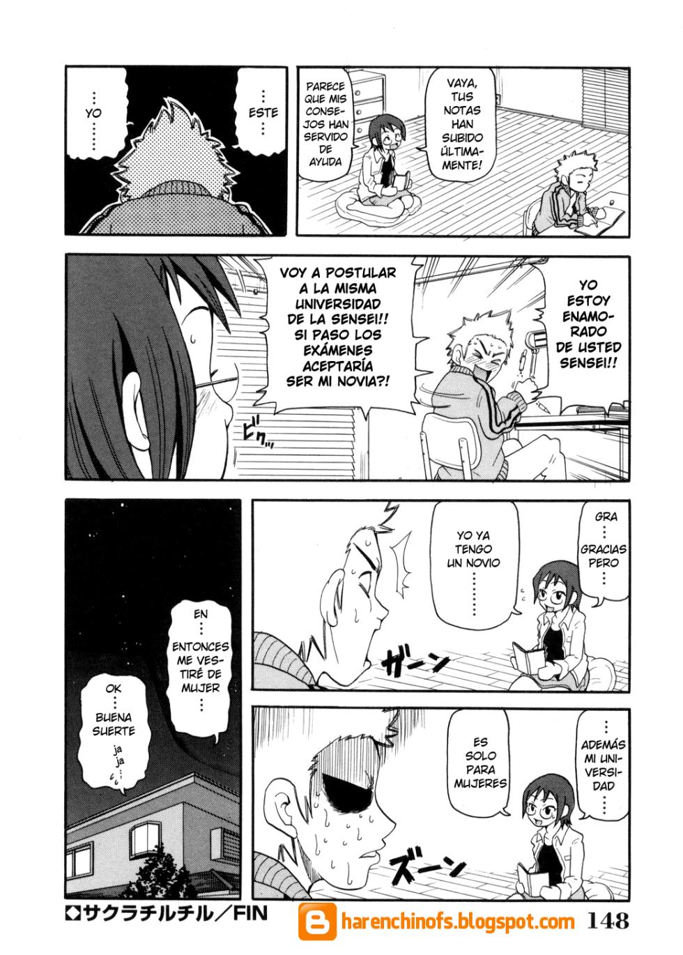 [John K. Pe-ta] Sakura Chiruchiru (Chou Monzetsu Curriculum) [Spanish] [Harenchi no Fansub] [Decensored] - Page 18