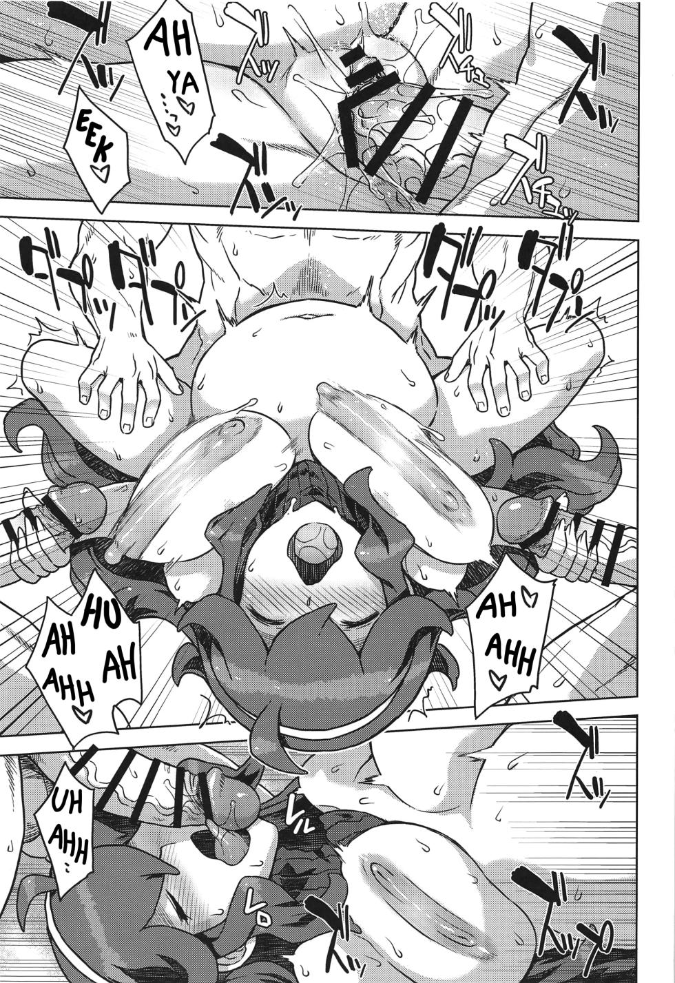 (C97) [Choujikuu Yousai Kachuusha (Denki Shougun)] Occult Mania-chan no Milk Factory 2 | Hex Maniac Milk Factory 2 (Pokémon) [English] - Page 10