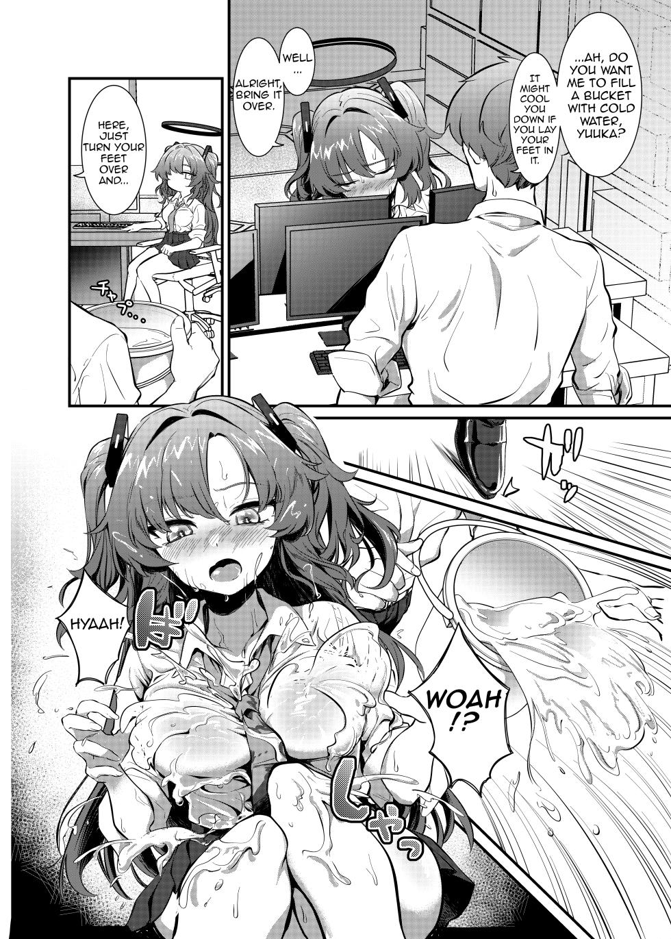 [Jyoutyohuantei (Ereere)] Bishonure Yuuka to Asedaku Ecchi | Sweaty sex with Yuuka (Blue Archive) [English] [Shiririn] [Digital] - Page 5